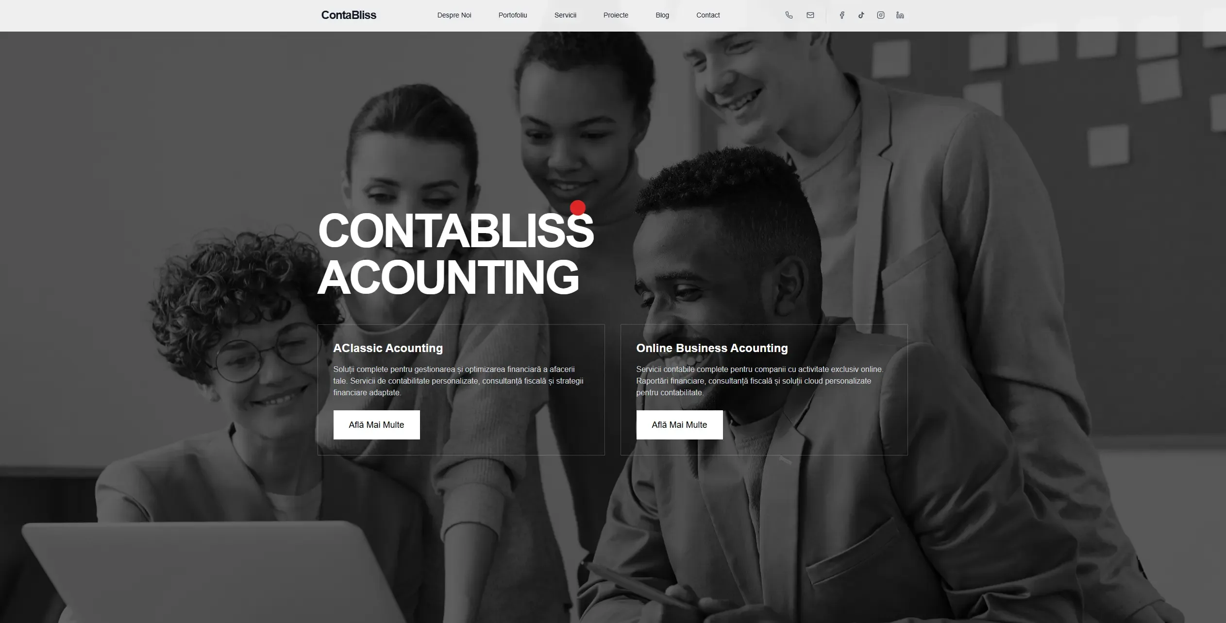 Platforma Web si SMM pentru Agenție de Contabilitate