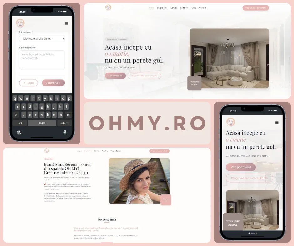 Interior Design Agency Website